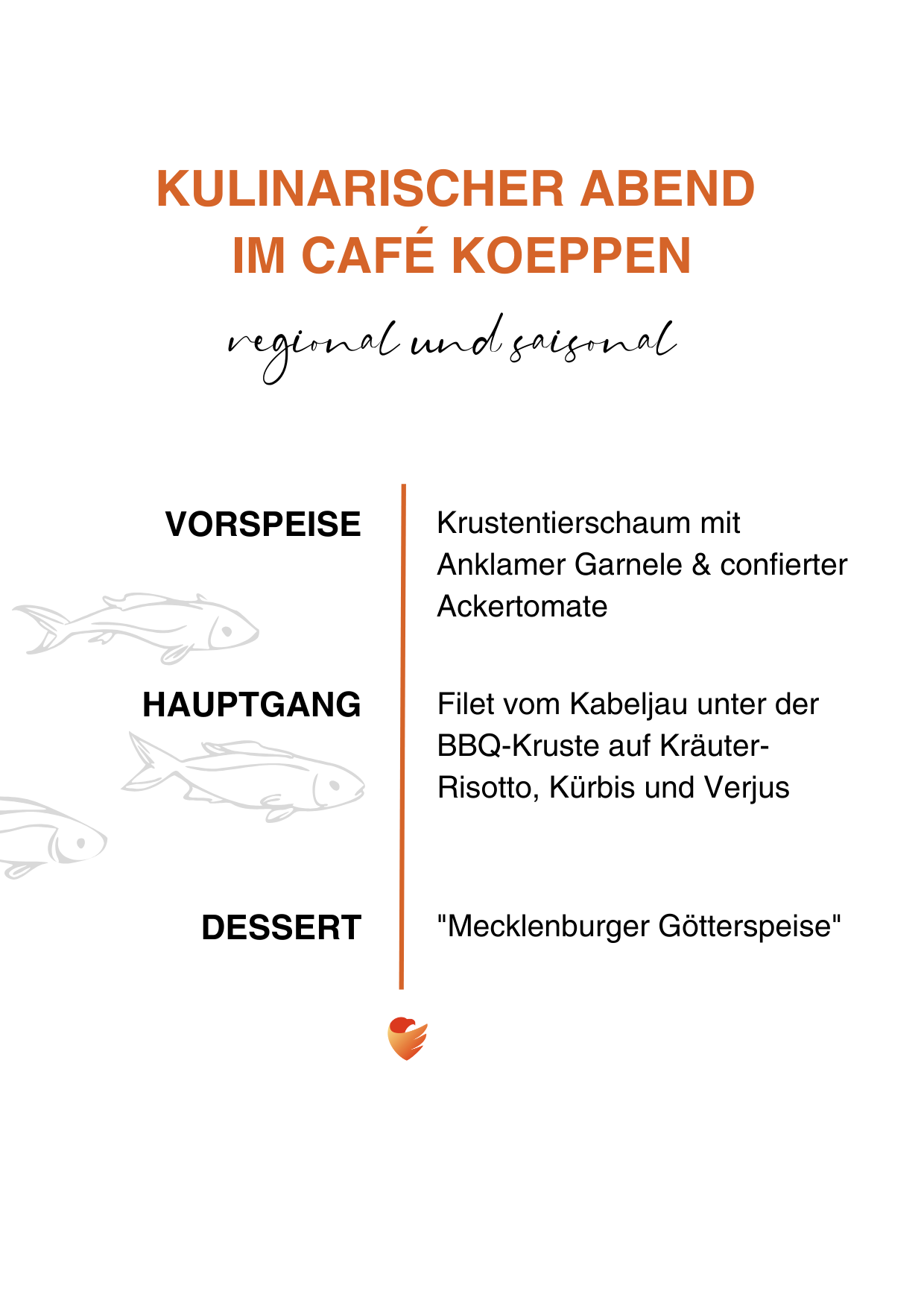 Kulinarischer Abend im Café Koeppen | September 