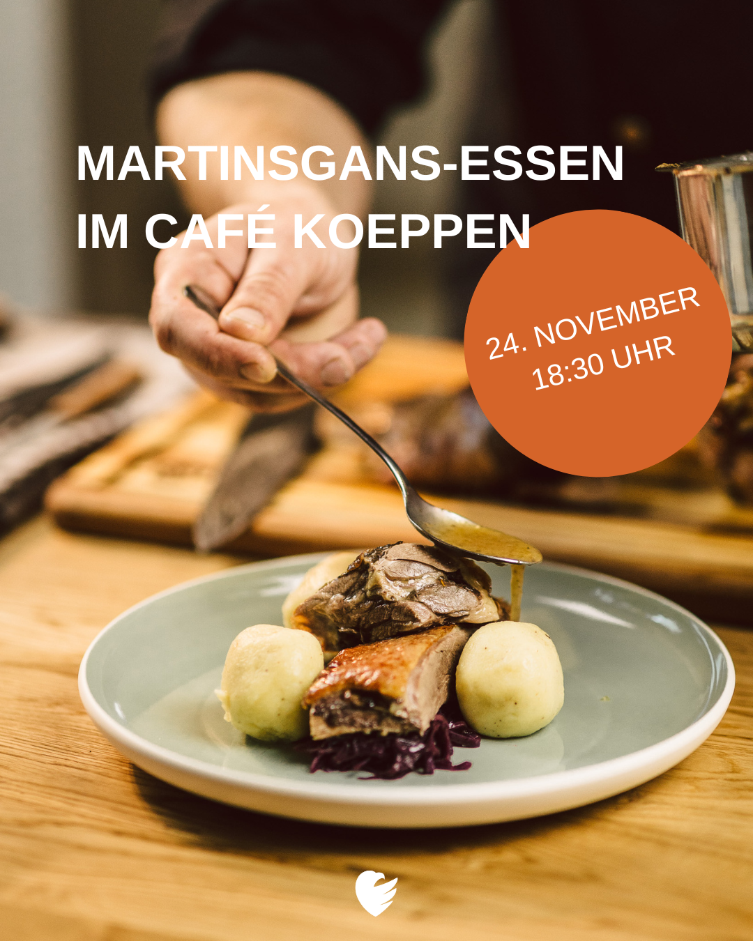 Martinsgans-Essen im Café Koeppen | 24. November