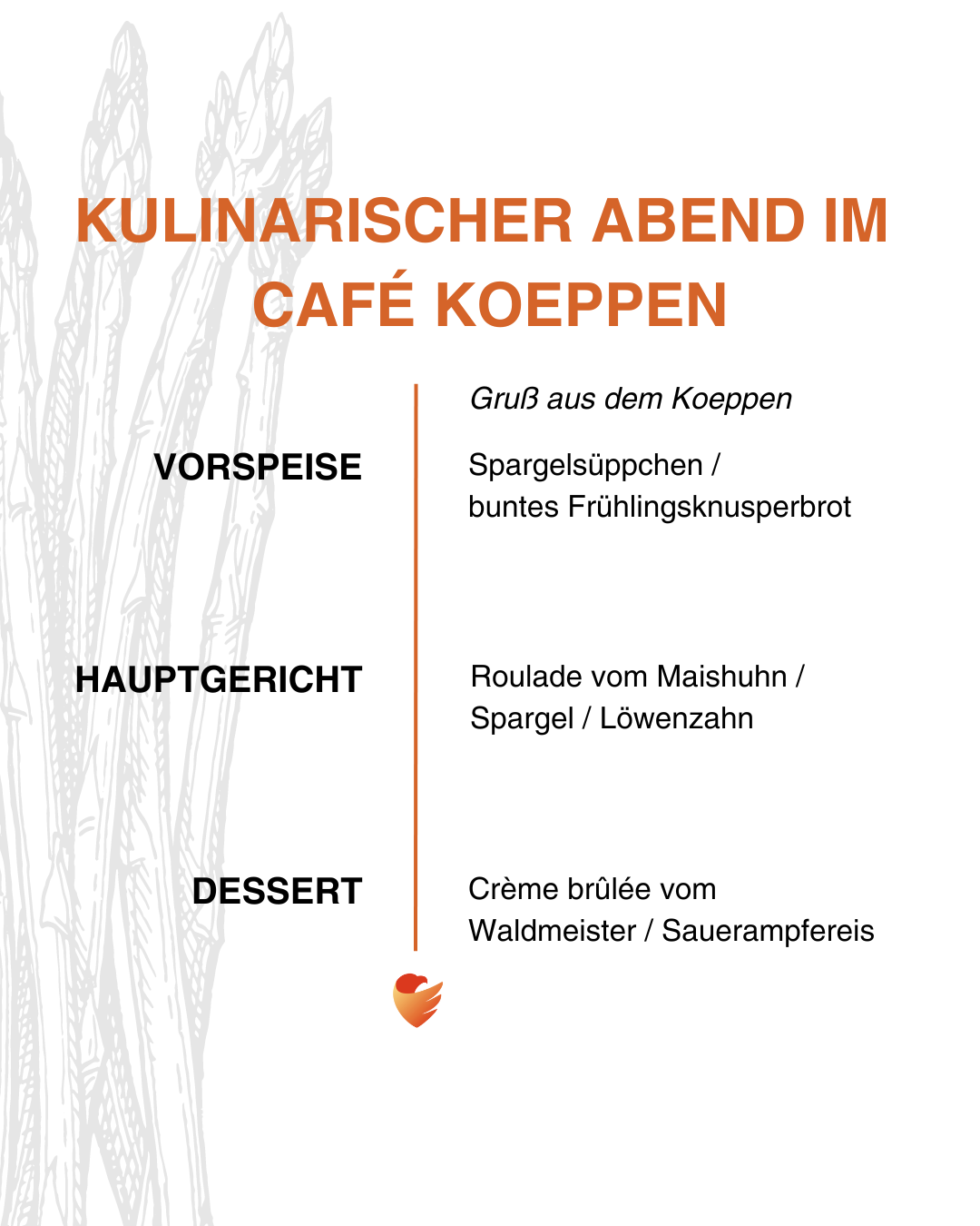 Kulinarischer Abend im Café Koeppen | Mai